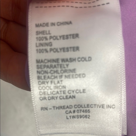 Laundry By Shelli Segal Purple Lace Sleeveless Blouse. Fitted Sz S - Picture 9 of 10